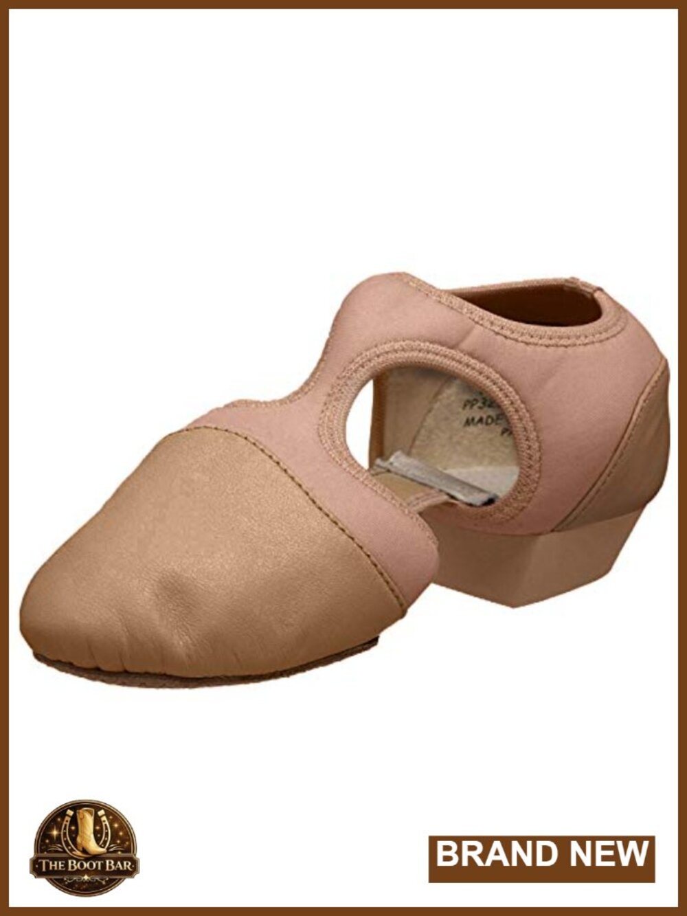 Jazz Shoes with Suede Sole, Split-Toe Design, Comfortable Dance Footwear